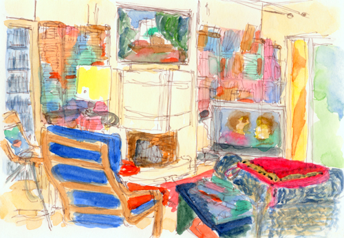 sketch living room