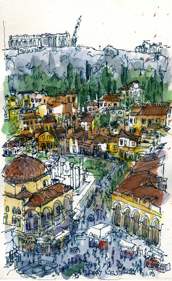 sketch monastirakisqu