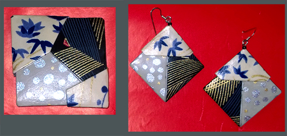 origami earrings1